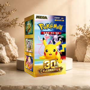 Caja de Sobres Sellada Coreana de Pokémon M6a 30th Anniversary para Tiendas de Regalos, Tiendas de Cartas y Revendedores en Línea - Product Image 3