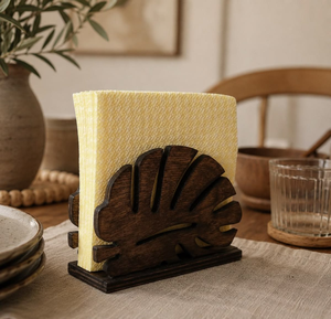 Handcrafted Eco-Friendly Durable Rectangle <b>Tree</b> Life Mango Wood Napkin Holder Tissue <b>Stand</b> for Dining Table Home Restaurant Use - Product Image 6