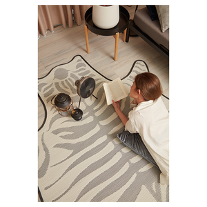 Fournisseur en gros de tapis en plastique 100% polypropylène de bonne qualité, résistant à la corrosion, pour pique-nique/plage/extérieur - Product Image 1