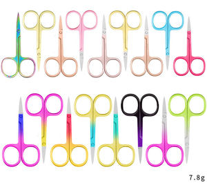 Nouvelles ciseaux de précision YD 2.0 en acier inoxydable à lames courbées pour sourcils et poils du nez, pour manucure et pédicure ANAAIF - Product Image 2