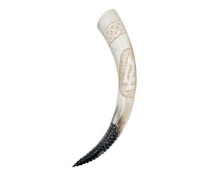 buffalo horn drinking horn hand made <b>drinkware</b> <b>accessories</b> from india f s international - Product Image 1