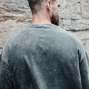 Servicio OEM, Camiseta Ligera 100% Algodón Estampada para Hombre, Camiseta con Lavado Ácido, Ajuste Holgado, Superventas - Product Image 6