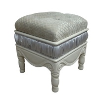 Reproduction antique coiffeuse tabouret de coiffeuse classique ensembles de commodes en bois avec tabouret de rangement miroir table de vanité de maquillage