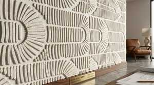 Tribal Flexible Tiles <b>Wall</b> Panel Slate Curve Tile MCM Tile - Product Image 2