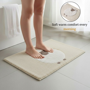 Alfombra de Baño Antideslizante |   Alfombra Super Absorbente con Estampado Animal 100% Algodón |   Alfombra de Ducha de Secado Rápido |   Alfombra Suave para Uso en el Hogar y Hoteles - Product Image 3