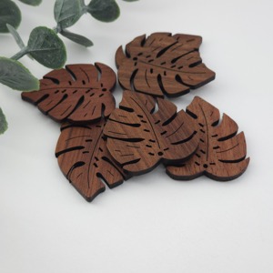 Boucles d'oreilles en bois personnalisables, quantités sur mesure, couleur unie, pour usage professionnel en gros, directement de l'usine - Product Image 5
