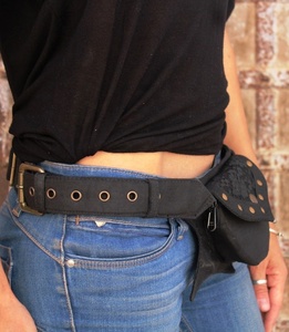 100% Genuine Leather Waist Pack Belt <b>Bags</b> Fanny Packs Bum Purse Hip Money Belt Travelling Mountaineering Mobile Phone Sling <b>Bags</b> - Product Image 5