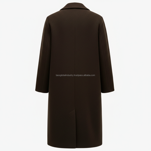 Abrigo Largo para Hombre, Color Marrón, Impermeable, Cortavientos, de Secado Rápido, Personalizado, OEM, al por Mayor - Product Image 2