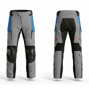 Pantalon de moto pour homme, dernier style, imperméable, respirant, avec protections et genouillères, pour la course en extérieur - Product Image 3