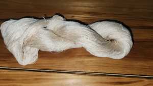 Hilo de Seda de Morera Cruda Grado 6A, Fibra Continua de Seda Natural Blanca para Tejido y Bordado de Lujo - Product Image 5