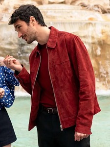 Eugenio Franceschini Emily in Paris Marcello <b>Suede</b> <b>Jacket</b> - Product Image 2