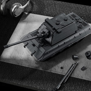 Nuevo 97019, 1883 Piezas, MOC, Bloques de Construcción de Tanque Pesado Militar E-100 de la Segunda Guerra Mundial, Ladrillos de Montaje, Juguetes para Niños, Set de Regalo de Cumpleaños - Product Image 3