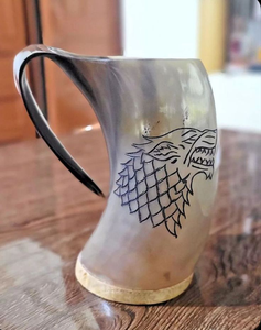Buffalo Horn <b>Mug</b> Handcrafted Natural Design Perfect Gift For Coffee And Tea Enthusiasts Indian Supplier - Product Image 2