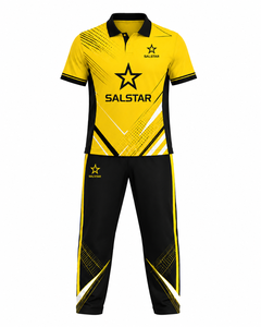 Uniforme de Cricket Hecho con Tela Elegante y Transpirable para Mayor Comodidad, Uniforme de Cricket Personalizado al por Mayor con Logotipos de Patrocinadores del Equipo - Product Image 1