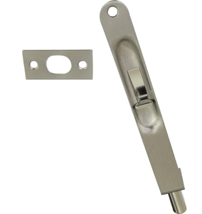 6 Inch Solid Brass Modern Flush Floor Door Bolt with Matt <b>Black</b>/<b>Polish</b> Brass/Satin Nickel Finish for Hotel Use - Product Image 1
