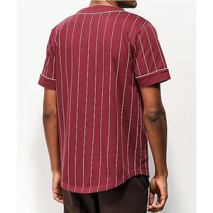 Venta Directa de Fábrica al Por Mayor, Jersey de Béisbol Personalizable Unisex, Camiseta de Béisbol de Manga Corta, Transpirable, de Secado Rápido, Cuello en V - Product Image 2