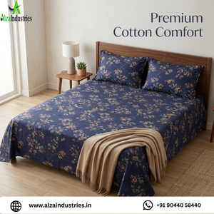 Juego de Sábanas con Estampado Floral y Fundas de Almohada, Microfibra Suave y Transpirable, Tamaño King |   Decoración del Hogar y para Hoteles Resistente a la Decoloración - Product Image 2