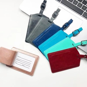 Étiquettes de bagages en cuir gravées sur mesure, accessoires de voyage en cuir véritable personnalisés en gros, fabricant LTG-0339 - Product Image 5