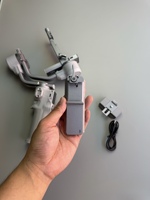 MOZA Stabilizzatore Gimbal a 3 Assi in Lega di Alluminio RS4 Mini con Piastra a Sgancio Rapido per Smartphone e Fotocamere Mirrorless, Versione V5.1, Garanzia 12 Mesi