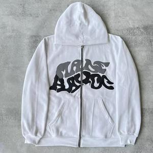 Sudadera con Capucha Personalizada para Hombre, Bordada, de Invierno, Mezcla de Algodón, Bordado Chenille, OEM, Forro Polar, Transpirable, Resistente al Viento, con Logotipo Personalizado - Product Image 2