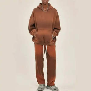 Nouvel Arrivage Survêtement Homme Délavé à l'Acide, Confectionné sur Mesure avec Matière Respirante, Couleurs, Tailles et Logos Personnalisables, Comprend un Pantalon de Survêtement - Product Image 5