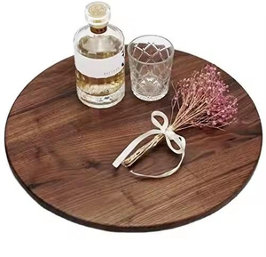Bandeja giratoria de madera Lazy Susan para utensilios de cocina y restaurantes, de Blossom Craft India, en oferta. - Product Image 4