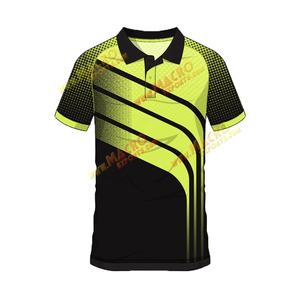 Polo de camisa textil suave sublimada sin botones de alta calidad Polo sublimado con tinte polos hechos a medida - Product Image 2