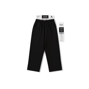 Pantalon décontracté unisexe coréen OZKIZ pour enfants, longueur genou, PP01, vente en gros, mode enfantine pour 6-9 ans, bas de pyjama pour bébé pour le printemps - Product Image 2