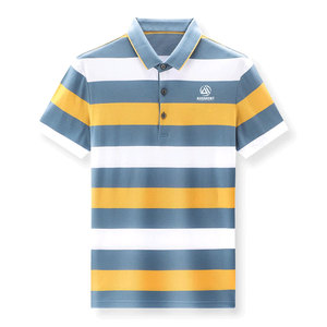 Camisetas Polo Modernas para Hombre con Cuello Abotonado, Tela Ligera, Diseño de Manga Corta para Uso Diario Informal - Product Image 1