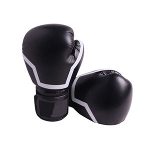 Gants de boxe d'entraînement en cuir imperméables anti-UV personnalisables avec sangle de poignet réglable pour un confort optimal et une tenue respirante et robuste - Product Image 1