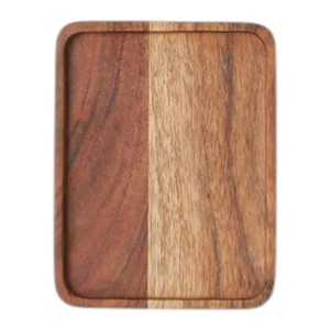 Bandeja de servir de madera de mango de diseño minimalista con asa de hierro para servir comida, para decoración del hogar, para regalo, para decoración de interiores - Product Image 6