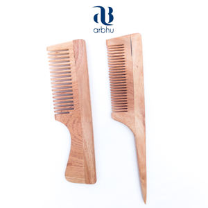 Peignes en bambou durables en gros, peignes à cheveux en bois biodégradables naturels, antistatiques, outil professionnel de toilettage dentaire, vente en gros - Product Image 3