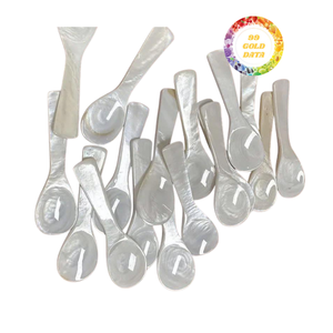 Cuillère en coquillage inspirée de l'océan, ustensile unique en forme de coquille pour les dîners côtiers et les boutiques de cadeaux - Product Image 6
