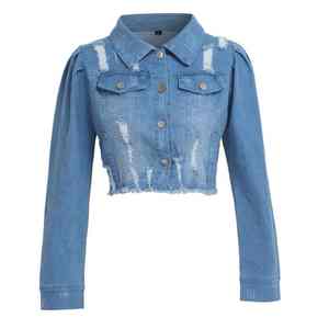 Venta Caliente: Tops de Mezclilla para Mujer, Diseño y Logotipo Personalizables, Moda Urbana, Tendencia, Venta al Por Mayor, MOQ Bajo - Product Image 2