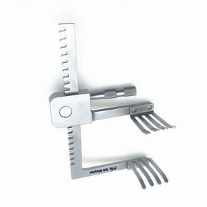 Retractor de hueso multifuncional Distractor manual con 4 puntas Instrumento quirúrgico ortopédico de alta calidad para costilla espinal - Product Image 4