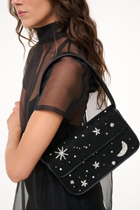 Bolso de Mano de Lujo Hecho a Mano con Cuentas de Vidrio Multicolor y Algodón, Elegante y Moderno para Mujeres y Niñas, Artículos de Regalo al por Mayor - Product Image 2