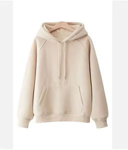 เสื้อฮู้ดสีดำสุดฮิต ทรงปกติ ผ้าฝ้ายฟลีซ 100% มีกระเป๋าจิงโจ้ สไตล์ลำลอง สตรีทแวร์ เสื้อฮู้ดแบบมีฮู้ด - Product Image 4