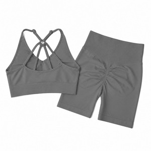 Conjunto de Yoga de Moda para Mujer con Logotipo Personalizado, Sujetador Deportivo, Leggings Largos, Ropa Deportiva Ligera de Secado Rápido - Product Image 5