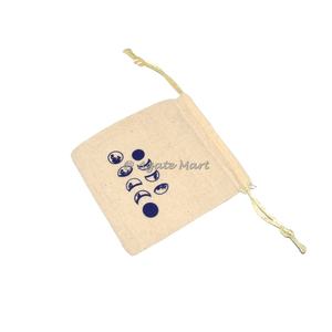 Élément de guérison sac imprimé cordon coton logo personnalisé symbole de guérison sac pour emballage cadeau - Product Image 5