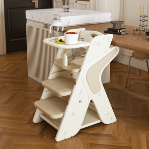 Silla de Comedor Multifuncional de Altura Ajustable, Silla Alta para Comer y Alimentar, Torre para Niños Pequeños, Uso Cinco en Uno - Product Image 1