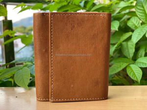 กระเป๋าสตางค์สไตล์คลาสสิก RFID กระเป๋าสตางค์หนังแท้แบบเต็มรูปแบบสำหรับผู้ชายกระเป๋าสตางค์แบบสั้นสำหรับผู้ชายกระเป๋าใส่บัตรแฟชั่นคุณภาพสูง - Product Image 3