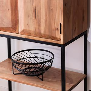 Armario Vandana Vista Elara de madera de acacia y metal - Product Image 2