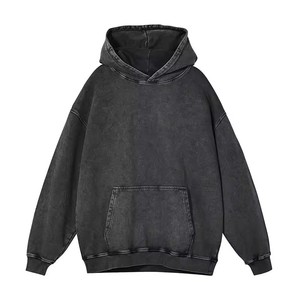 High Quality Eco-Friendly Lightweight Breathable Polyester/Cotton Fleece Double-Layer Oversized Pullover Hoodie <b>Long</b> Autumn - Product Image 5