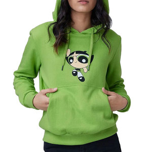 Nouveau style de sweat à capuche décontracté uni pour femme, en tissu de qualité supérieure à séchage rapide, disponible à la vente, faible MOQ, service OEM - Product Image 1