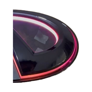 Tùy chỉnh G37 Sedan 2010-2013 dòng chảy RGB Series Led Xe biểu tượng đèn giả mạo Carbon clip điều kiện mới xe đèn pha cản - Product Image 1