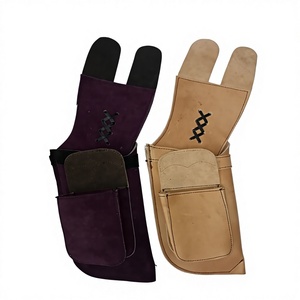 Customized Wholesale TM STARTECH TM-14 Archery Bow Quivers-Leather & Polyester Ambidextrous Hunting Use - Product Image 1