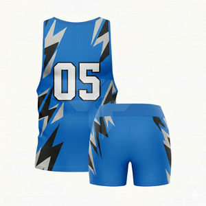 Último Modelo de Camiseta Deportiva Sublimada con Diseño de Impresión Completa, Camiseta Deportiva para Pedidos al por Mayor, Uniforme de Atletismo Bordado Personalizado - Product Image 2