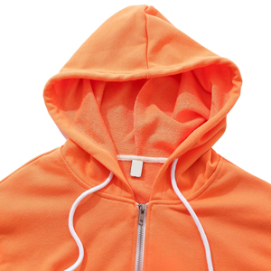 เสื้อฮู้ดผู้หญิงแบบคลาสสิก ผ้าฝ้ายอุ่นสบาย รับผลิตเสื้อผ้าแบบ OEM ODM ขายส่ง - Product Image 3
