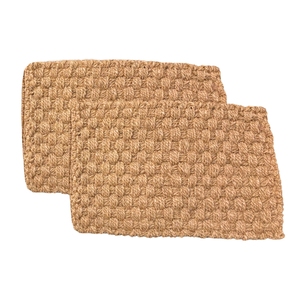 เสื่อปาล์มพรมเช็ดเท้าในร่มพรมเช็ดเท้าสำหรับทางเข้าพรมเช็ดเท้าเส้นใยมะพร้าวสำหรับงานหนัก - Product Image 1