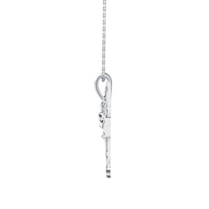 Hermoso colgante de plata S925 personalizado con diseño de bailarina para mujer - Product Image 4